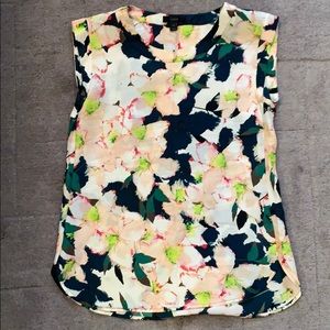 Jcrew silk muscle top